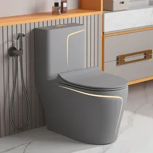 Unitaz Grey Mat 002 tək parça