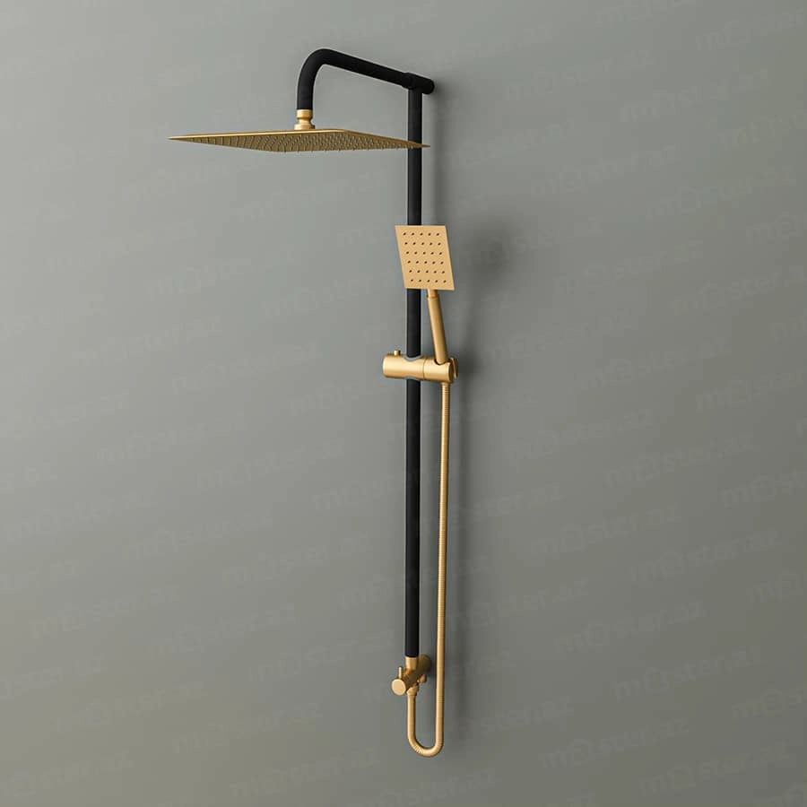 NATS Duş Seti Premium Black Gold N600DN (Stayak)
