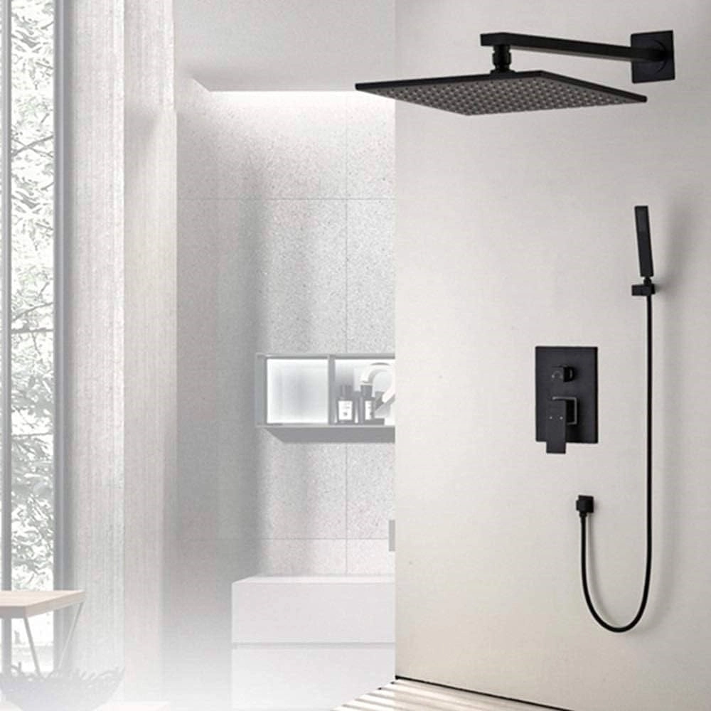 Eca Black Mat – İki Çıxışlı Divar İçi Duş Seti