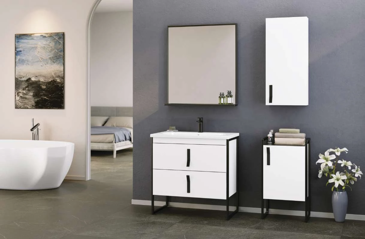 Modena white 80 sm loft moydadır